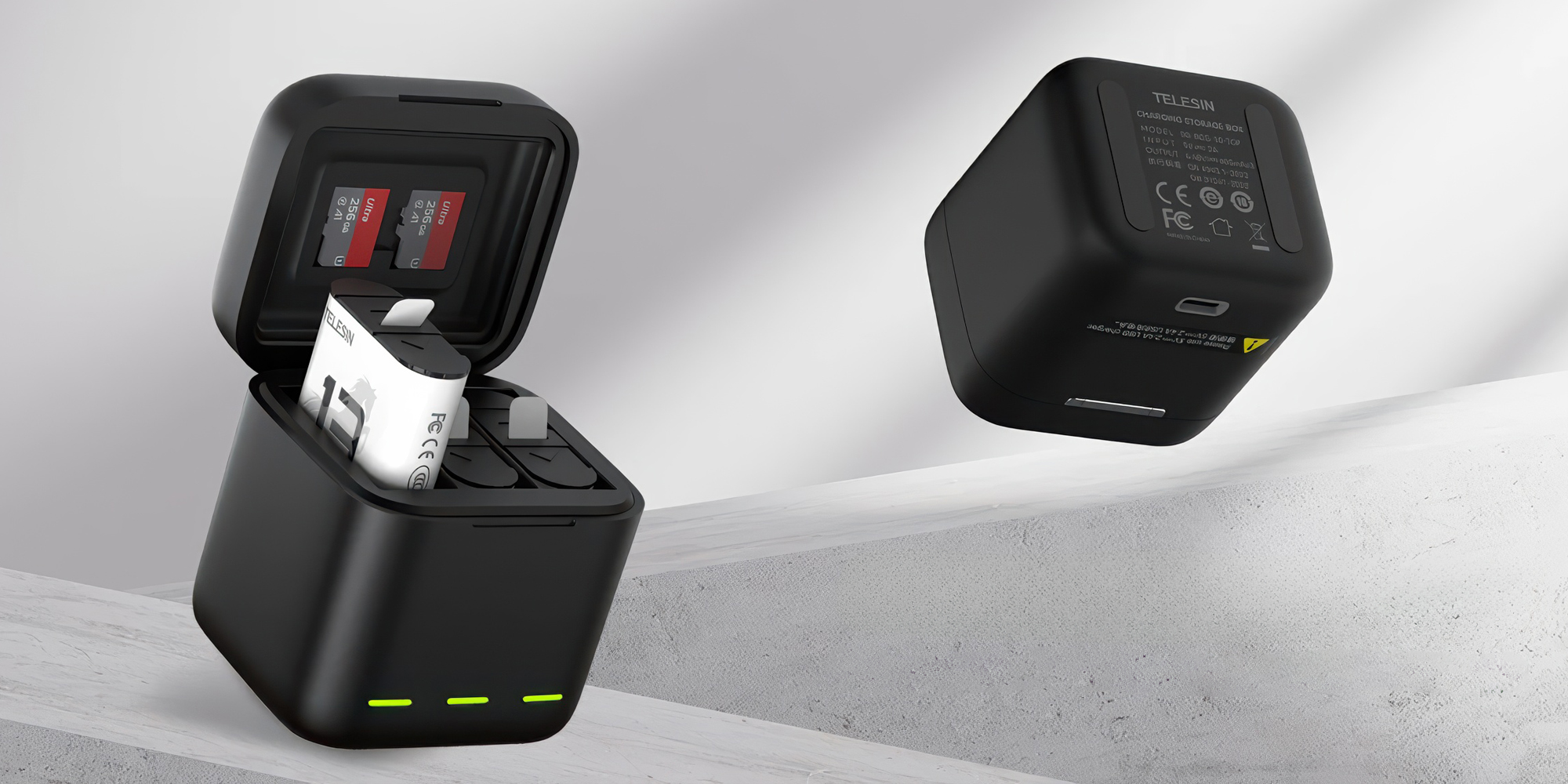 Ładowarka trójkanałowa Telesin S0-BCG-10-TGP do akumulatorów GoPro Hero 13